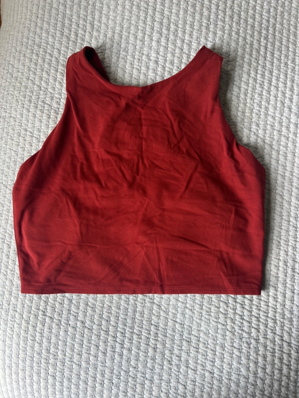 Athleta Crimson Red Crop Athletic Tank